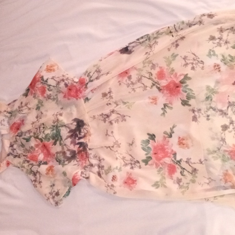 Sweet Storm Flowered Dress